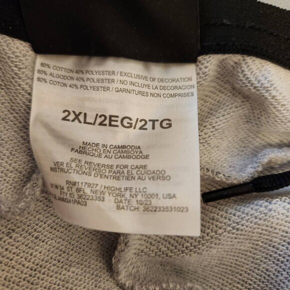 AND1 Men's Bank Shot Jogger Sweats Grey Heather 2XL - Picture 4 of 9